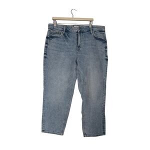 Women's 18 Maurice's Edgely High Rise Sparkle Straight Ankle Rhinestone Light